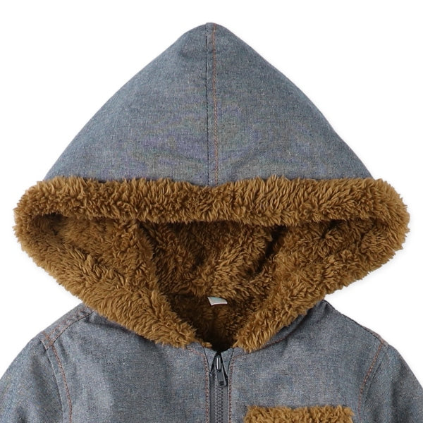 西松屋 ELFINDOLL 裏ボアダンガリージャンプスーツ 正規品