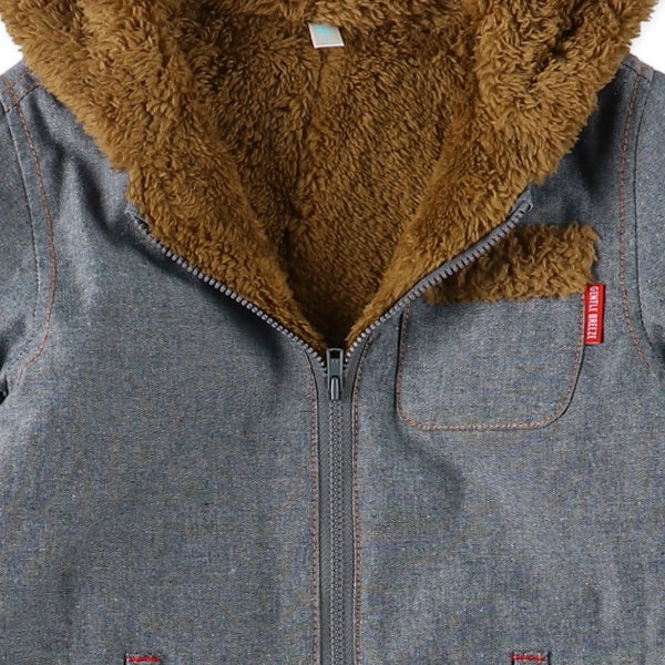 西松屋 ELFINDOLL 裏ボアダンガリージャンプスーツ 正規品