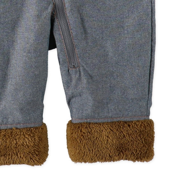 西松屋 ELFINDOLL 裏ボアダンガリージャンプスーツ 正規品