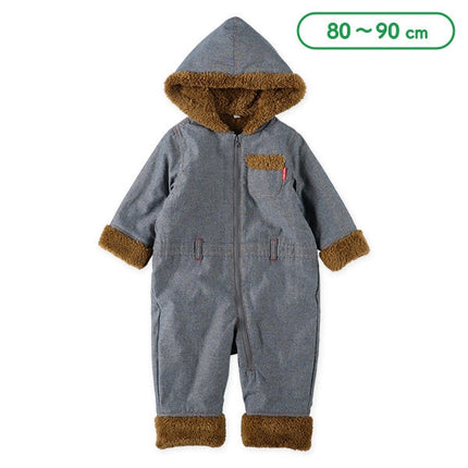 西松屋 ELFINDOLL 裏ボアダンガリージャンプスーツ 正規品