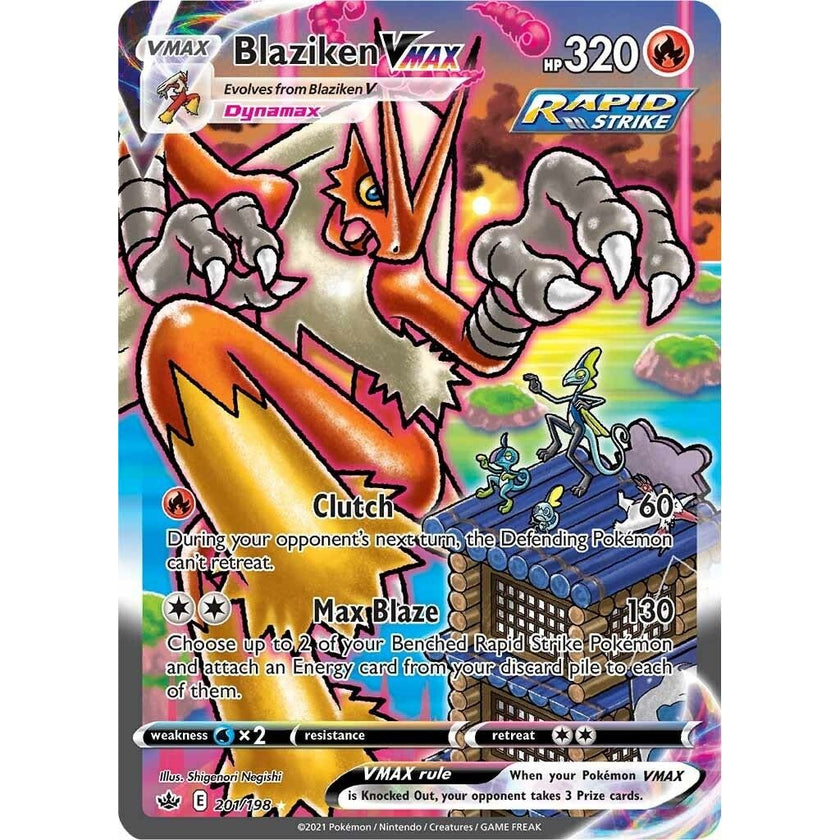 Blaziken VMAX (Alternate Art Secret) (201/198) (SWSH06)