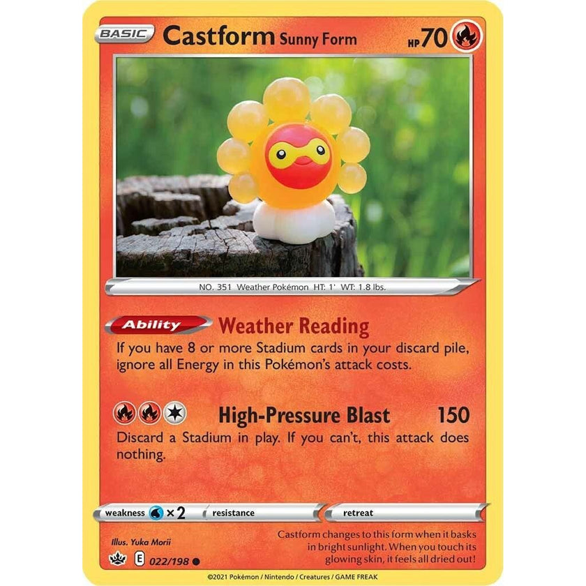 Castform Sunny Form (022/198) (SWSH06)