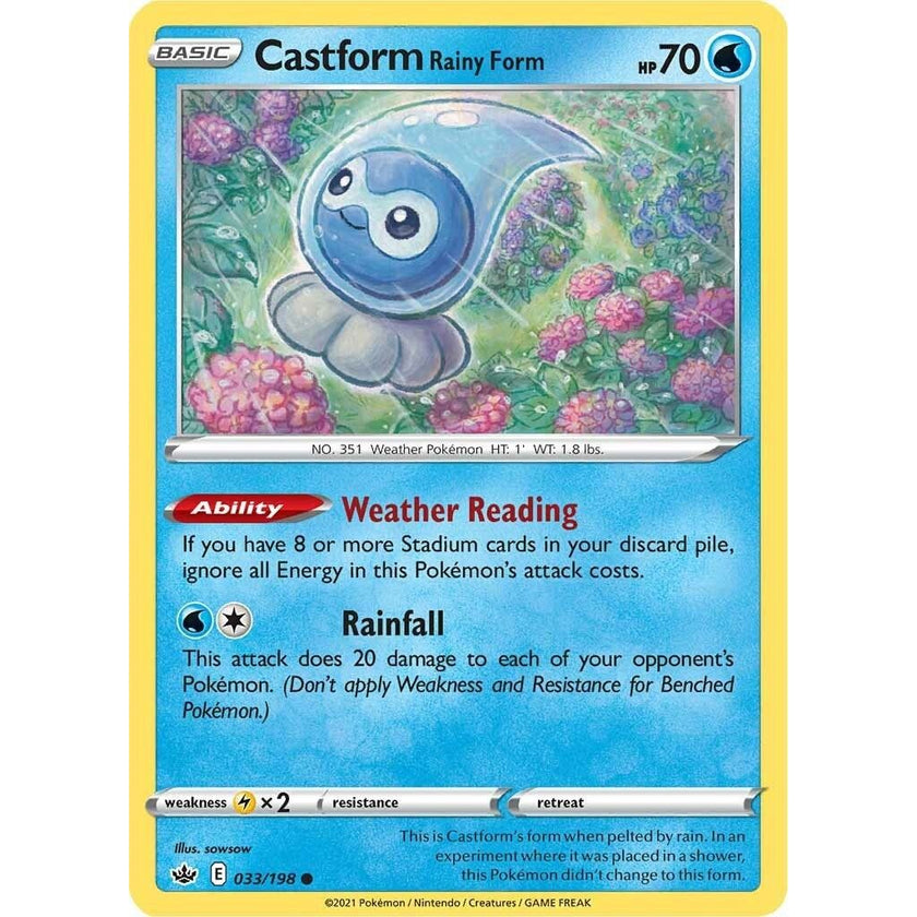 Castform Rainy Form (033/198) (SWSH06)