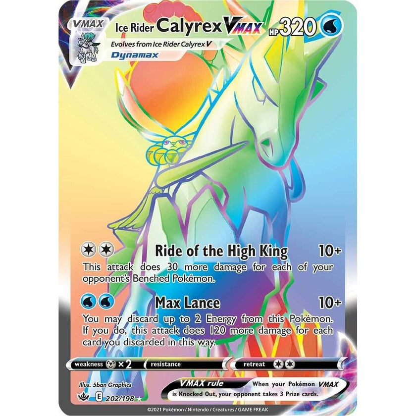 Ice Rider Calyrex VMAX (Secret) (202/198) (SWSH06)