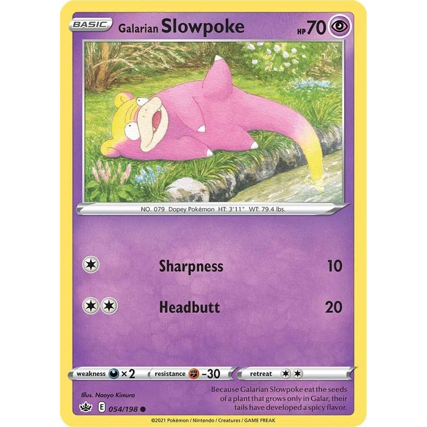 Galarian Slowpoke (054/198) (SWSH06)