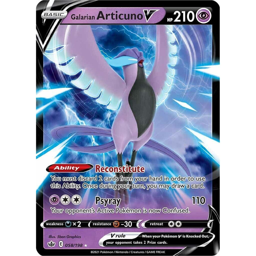 Galarian Articuno V (058/198) (SWSH06)
