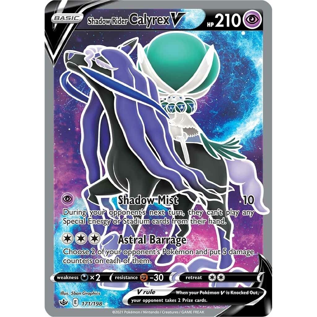 Shadow Rider Calyrex V (Full Art) (171/198) (SWSH06)
