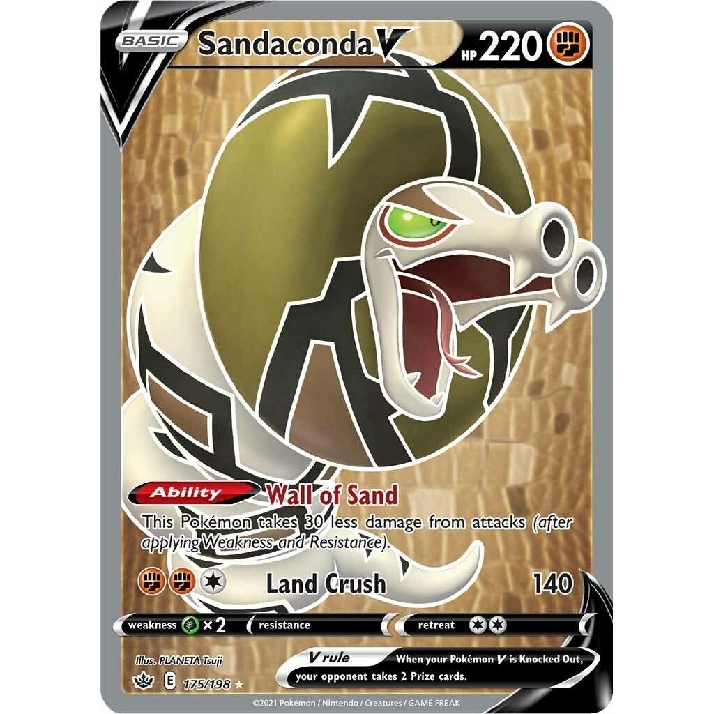 Sandaconda V (Full Art) (175/198) (SWSH06)