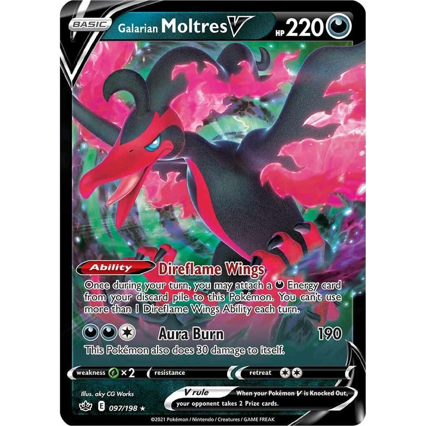 Galarian Moltres V (097/198) (SWSH06)