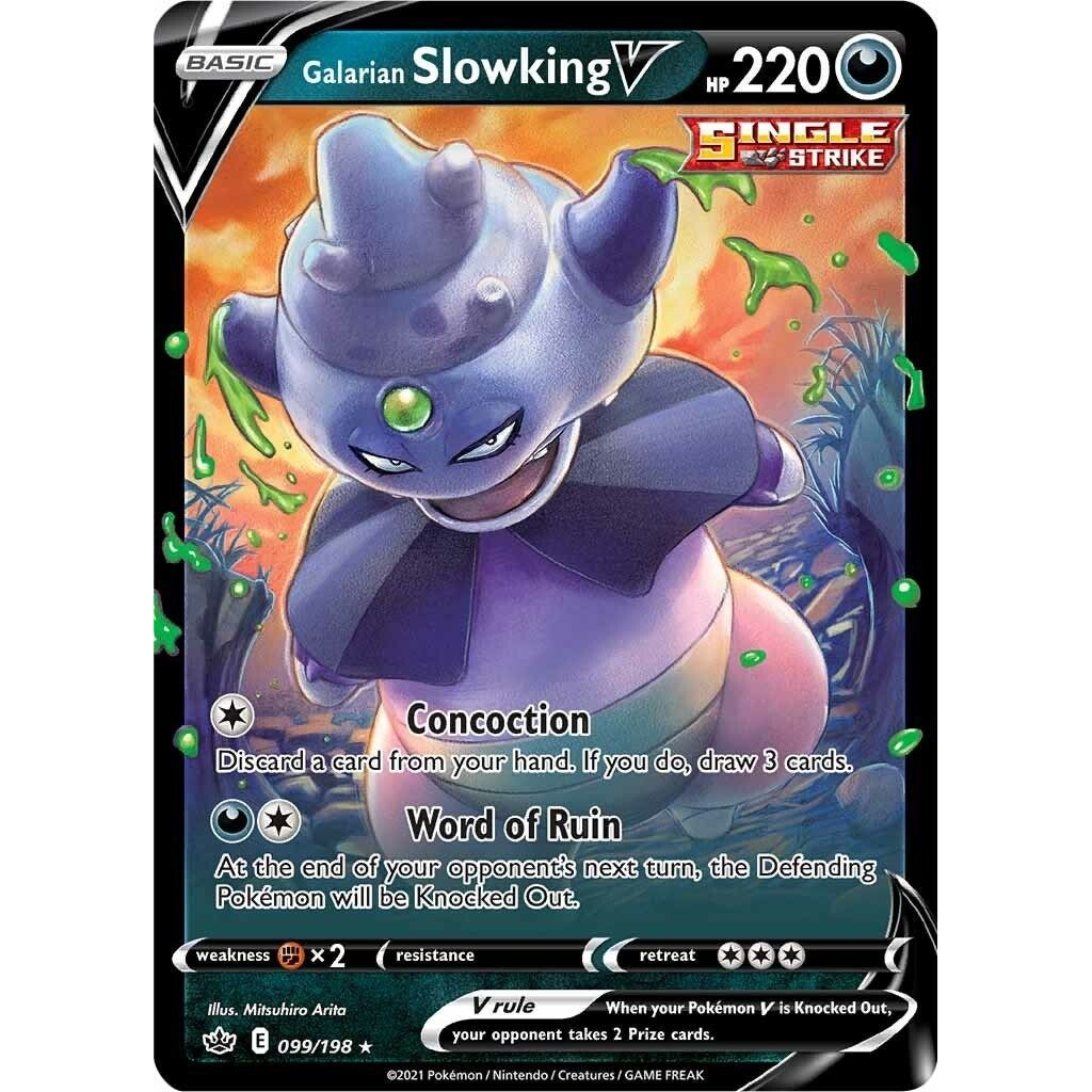 Galarian Slowking V (099/198) (SWSH06)