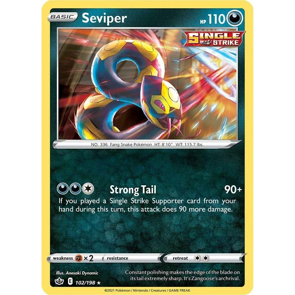 Seviper (102/198) (SWSH06)