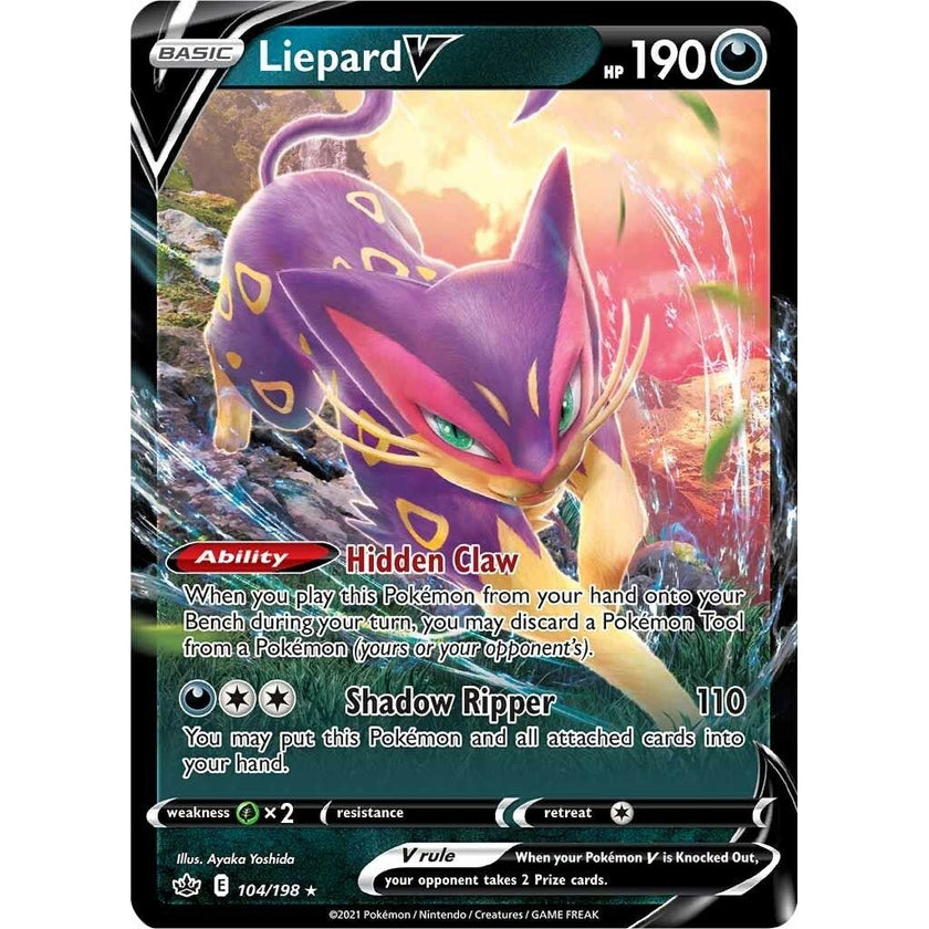 Liepard V (104/198) (SWSH06)