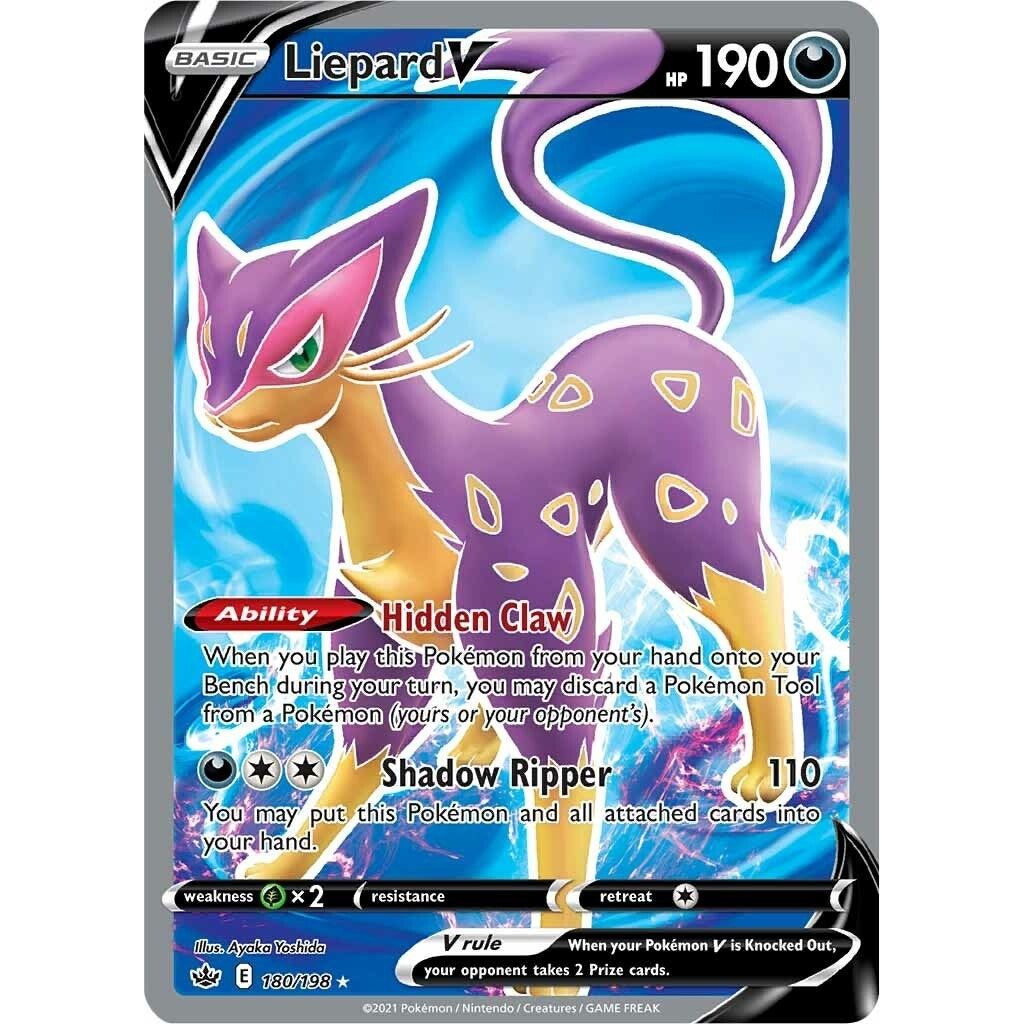 Liepard V (Full Art) (180/198) (SWSH06)