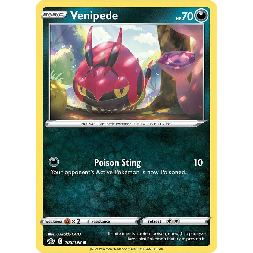 Venipede (105/198) (SWSH06)