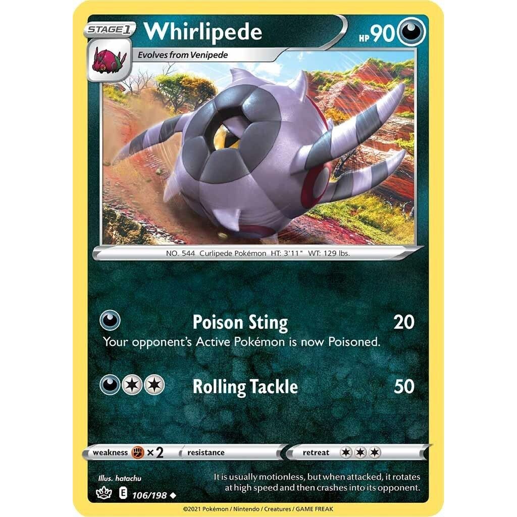 Whirlipede (106/198) (SWSH06)