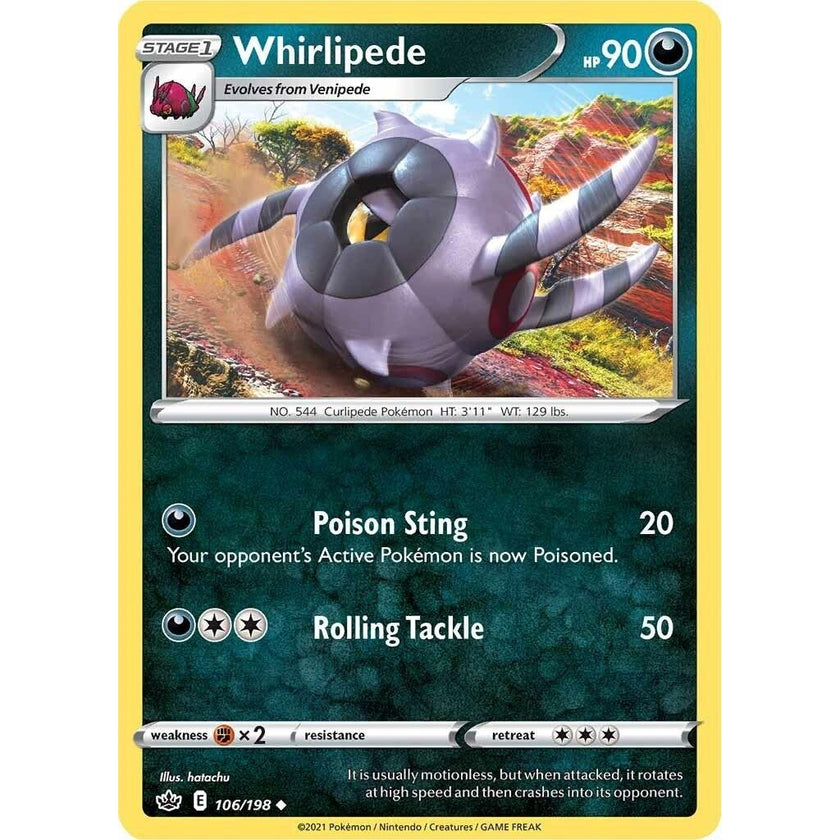 Whirlipede (106/198) (SWSH06)