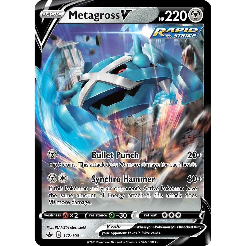 Metagross V (112/198) (SWSH06)