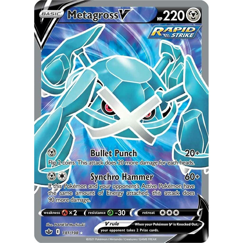 Metagross V (Full Art) (181/198) (SWSH06)