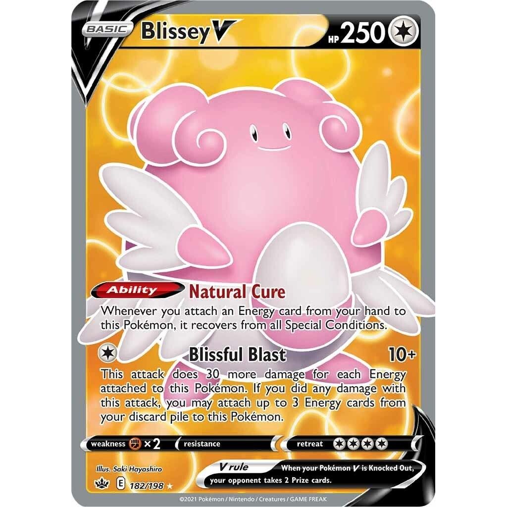 Blissey V (Full Art) (182/198) (SWSH06)