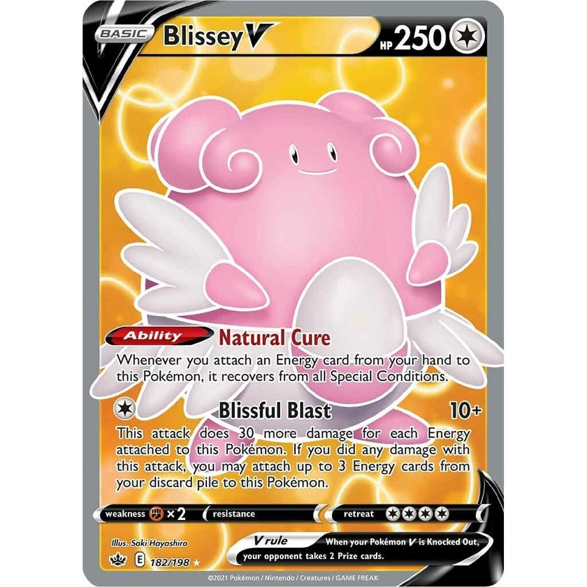 Blissey V (Full Art) (182/198) (SWSH06)