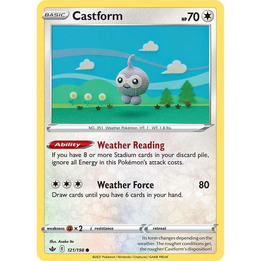 Castform (121/198) (SWSH06)
