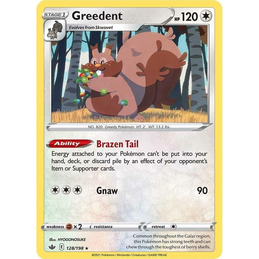 Greedent (128/198) (SWSH06)