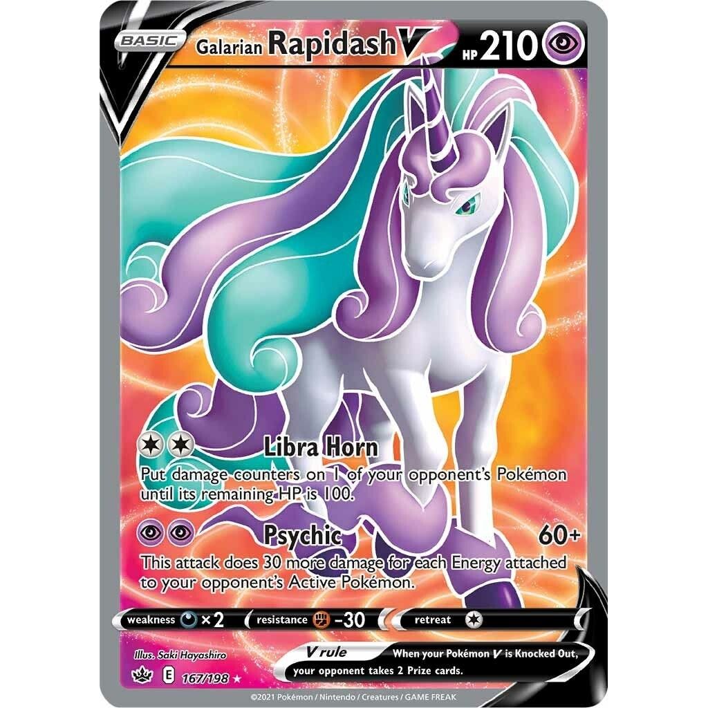 Galarian Rapidash V (Full Art) (167/198) (SWSH06)