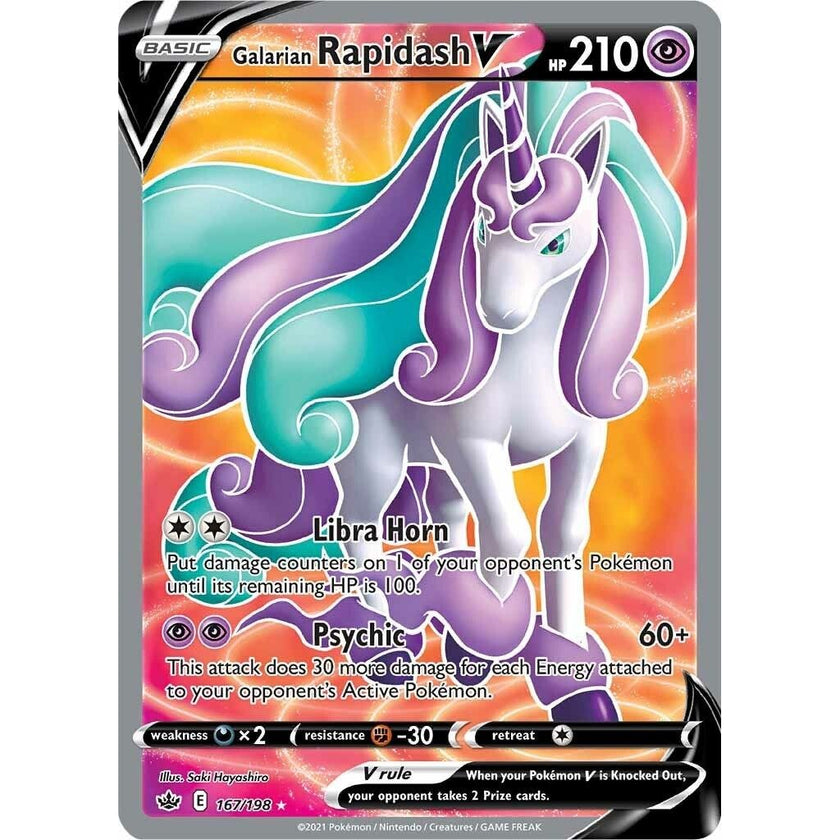 Galarian Rapidash V (Full Art) (167/198) (SWSH06)