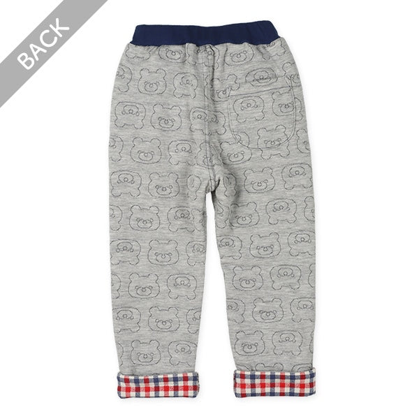 西松屋 ELFINDOLL ニットキルトくま総柄ロングパンツ 正規品