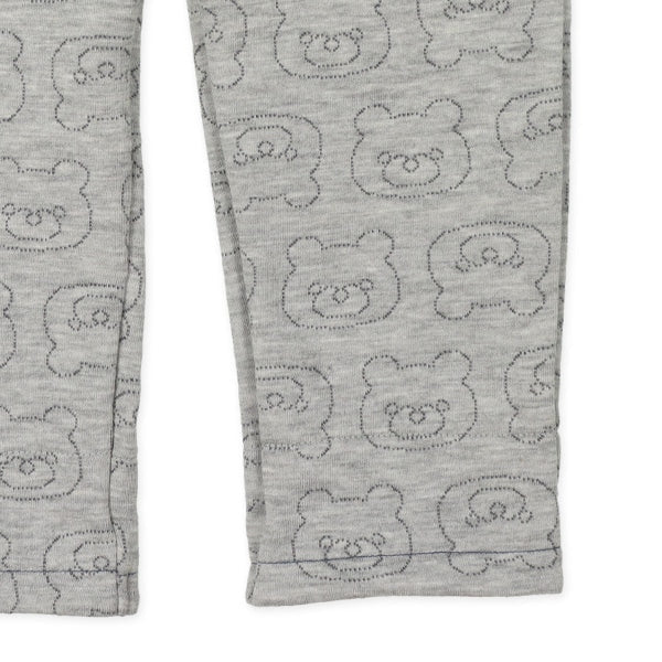 西松屋 ELFINDOLL ニットキルトくま総柄ロングパンツ 正規品