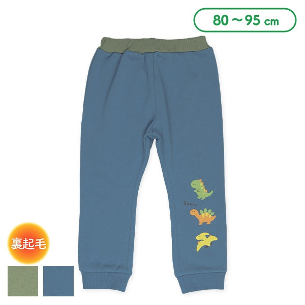 西松屋 ELFINDOLL 10分丈恐竜3カラーリブロングパンツ 正規品