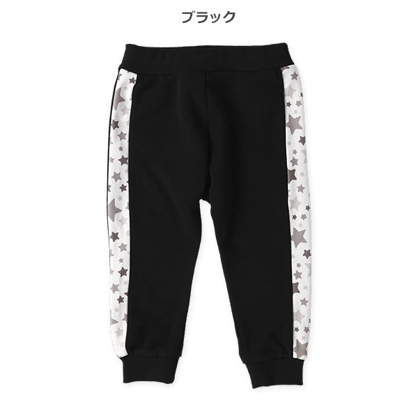 西松屋 ELFINDOLL 裏起毛星柄サイドラインパンツ 正規品