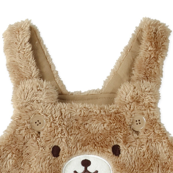 西松屋 ELFINDOLL ボアフリースくまサロペット 正規品