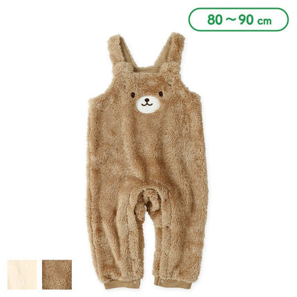 西松屋 ELFINDOLL ボアフリースくまサロペット 正規品