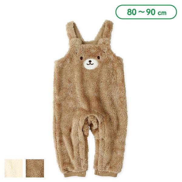 西松屋 ELFINDOLL ボアフリースくまサロペット 正規品