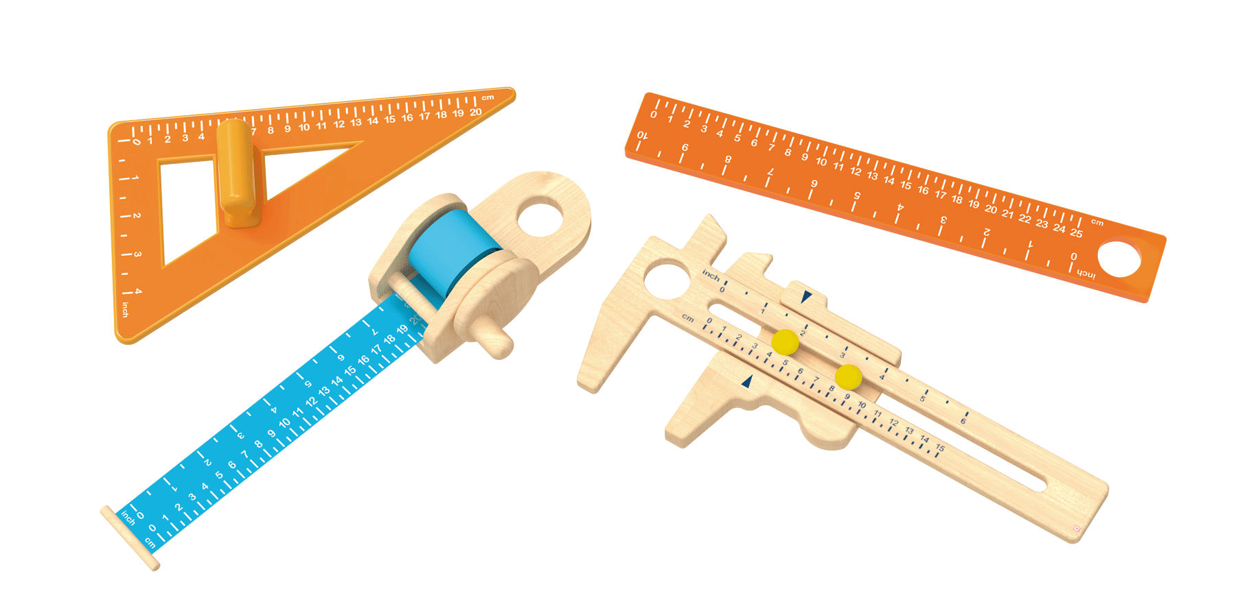 Beleduc - MEASURING TOOLS (4PCS)