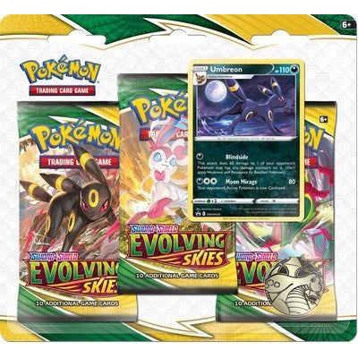 Evolving Skies 3 Pack Blister [Umbreon]