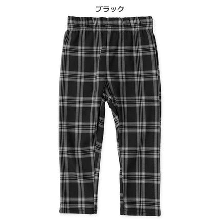西松屋 裏ぽか チェック総柄パンツ 正規品