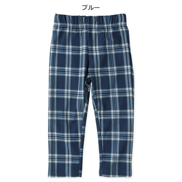 西松屋 裏ぽか チェック総柄パンツ 正規品