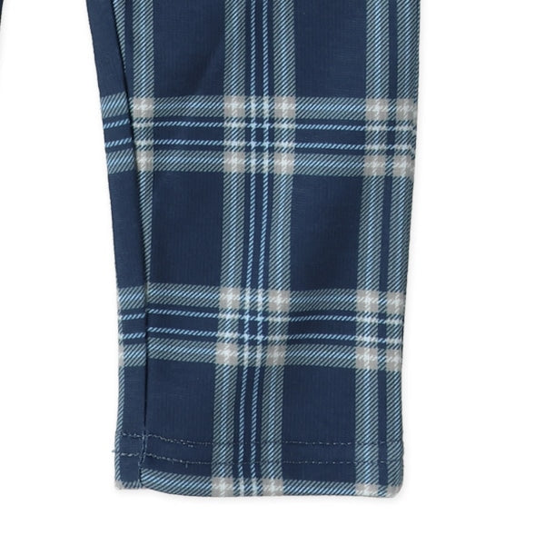 西松屋 裏ぽか チェック総柄パンツ 正規品