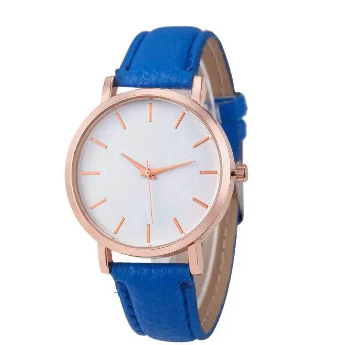 Unisex Leather quartz watch