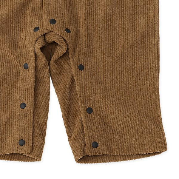 西松屋 ELFINDOLL コールテンチェックシャツ切り替え長袖カバーオール 正規品