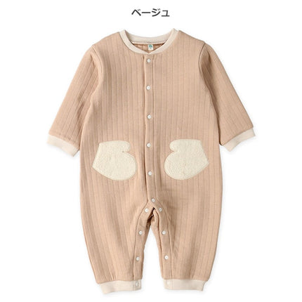 西松屋 ELFINDOLL キルトボア長袖カバーオール 正規品