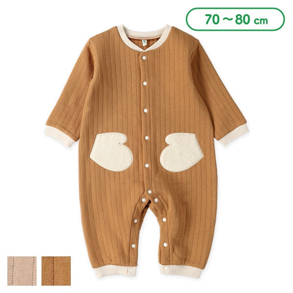 西松屋 ELFINDOLL キルトボア長袖カバーオール 正規品