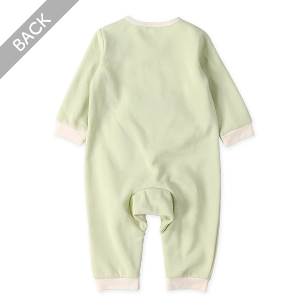 西松屋 ELFINDOLL 裏起毛フリースポケットアニマル長袖カバーオール 正規品