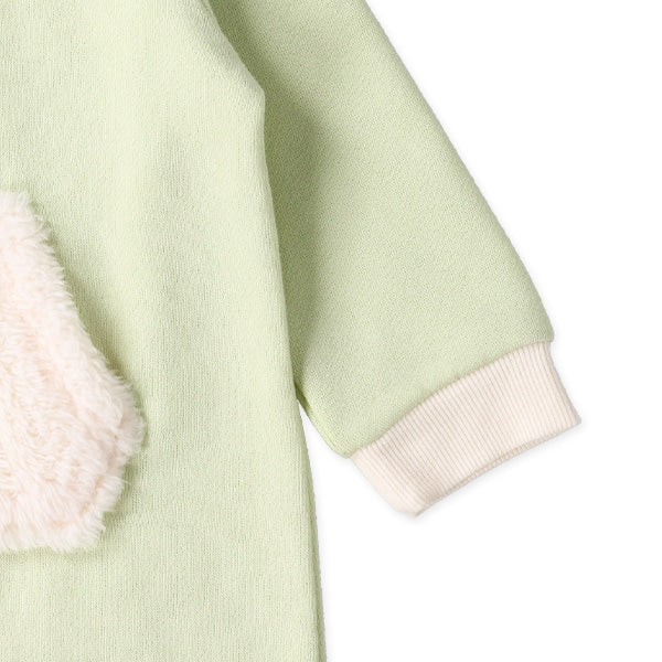 西松屋 ELFINDOLL 裏起毛フリースポケットアニマル長袖カバーオール 正規品