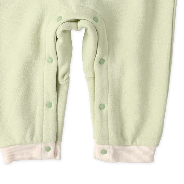 西松屋 ELFINDOLL 裏起毛フリースポケットアニマル長袖カバーオール 正規品