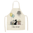 European and American cartoon cute cat apron