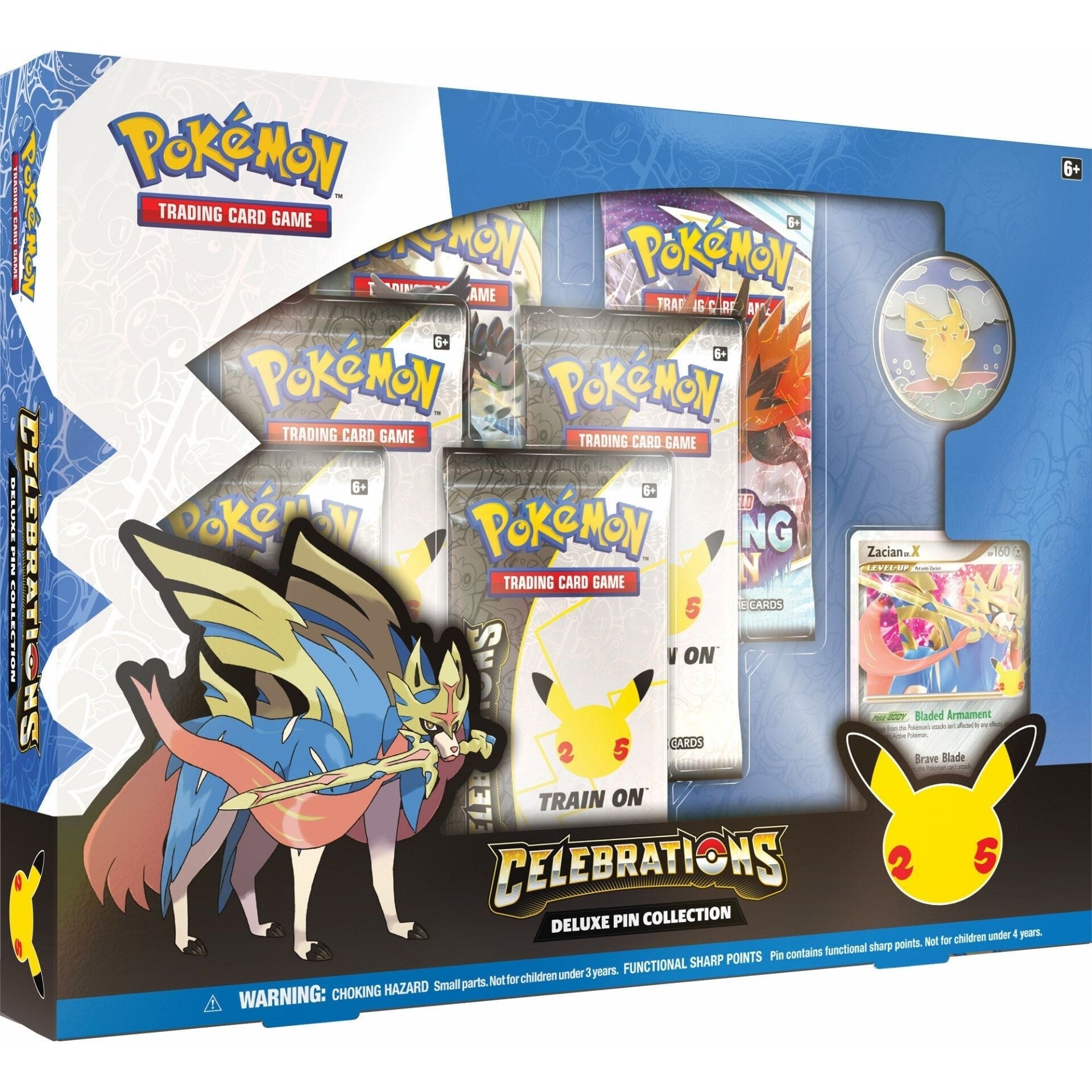 Celebrations Deluxe Pin Collection [Zacian LV. X]