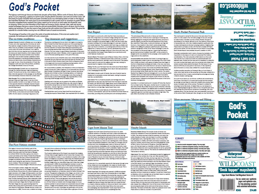 243 God's Pocket Kayaking and Boating Map